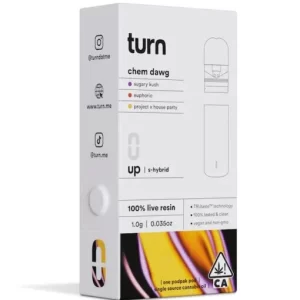 Buy turn disposable Chem dawg .5g Live Resin Online