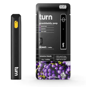 Buy TURN DISPOSABLE | Granddaddy Purp indica 1Gram Online